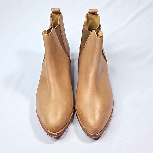 Nisolo Tan Leather Womens Ankle Boots Size 8 - Picture 3 of 8